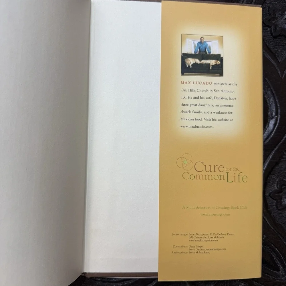Max Lucado SIGNED 1st Edition Hardcover 2 Book Lot It's Not About Me Cure